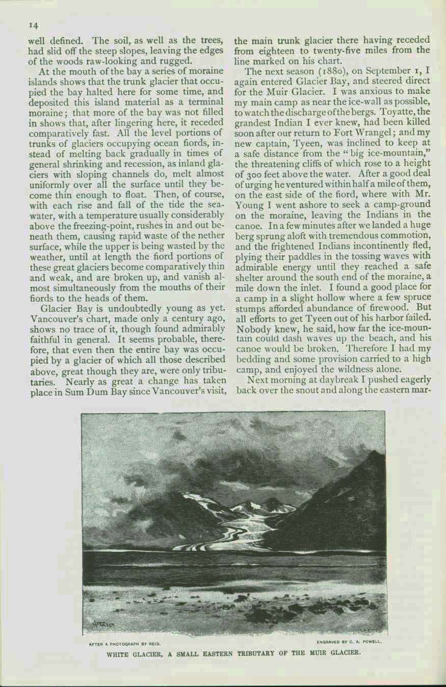 The Discovery of Glacier Bay (1879). vist0045j